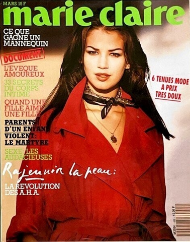 MARIE CLAIRE France Magazine March 1994 Belinda Hutter STELLA TENNANT #499