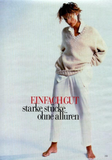 CINDY CRAWFORD Yasmin Le Bon MARIE CLAIRE Magazine Germany 1994 VTG