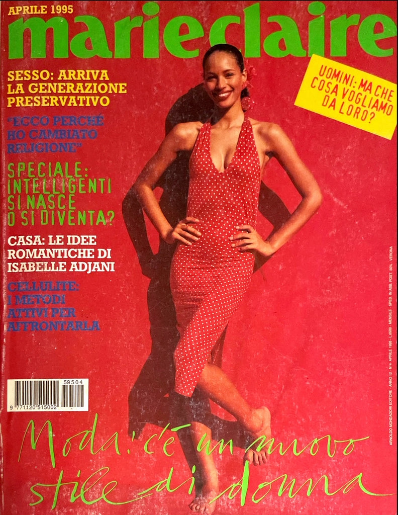 MARIE CLAIRE Magazine Italia April 1995 BRANDI QUINONES Bridget Hall NADEGE
