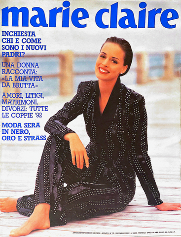 MARIE Claire Magazine Italia December 1992 LARA HARRIS Susan Holmes JOSIE BORAIN - magazinecult