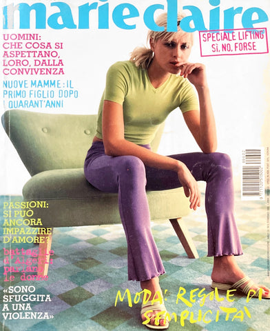 MARIE CLAIRE Magazine Italia February 1996 CALI RAND Yasmin Le Bon FARRAH SUMMERFORD