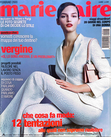MARIE Claire Magazine Italia February 2000 VIVIEN SOLARI Aurelie Claudel TRISH GOFF
