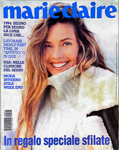 MARIE CLAIRE Magazine Italia January 1994 CAROL ALT Yasmin Le Bon DEBBIE DEITERING - magazinecult