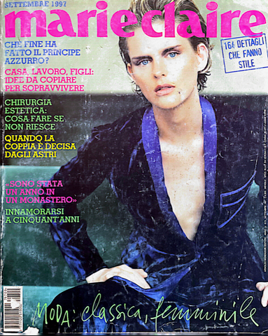 Marie Claire Magazine Italia September 1997 STELLA TENNANT Cordula Reyer LINDA SPIERINGS
