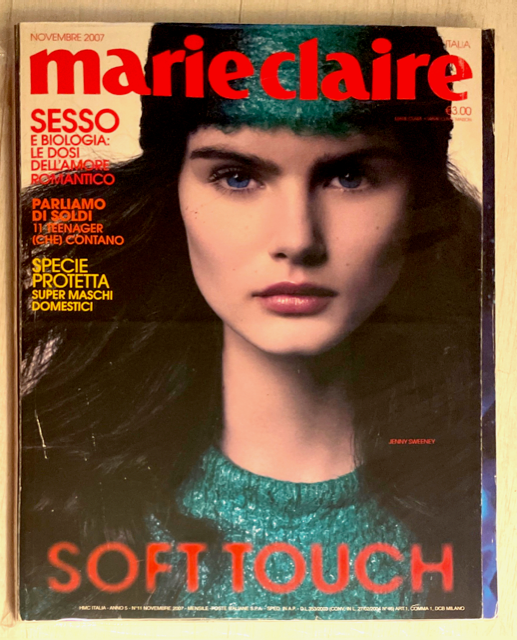 MARIE Claire Magazine Italia November 2007 JENNY SWEENEY Tasha Tilberg TONI GARRN