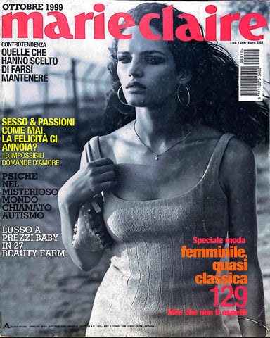 MARIE Claire Magazine Italia October 1999 VIVIEN SOLARI Fernanda Tavares SIMONETTA GIANFELICI