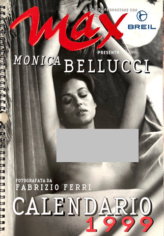 MONICA BELLUCCI 1999 Calendar FABRIZIO FERRI ( No Magazine ) 12 Large Posters - magazinecult