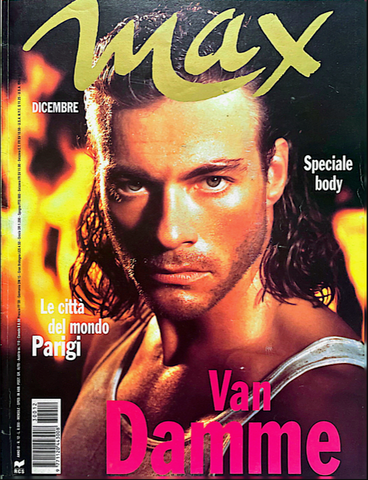 MAX Magazine Italia December 1993 VAN DAMME Nirvana JAMIROQUAI Barbara Snellenburg
