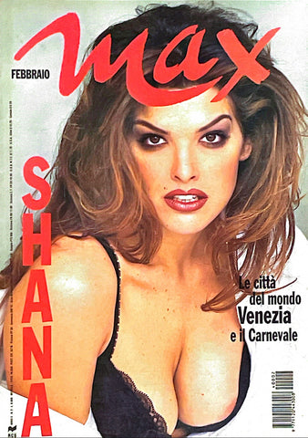 MAX Magazine Italia February 1994 SHANA ZADRICK Keanu Reeves JULIETTE LEWIS