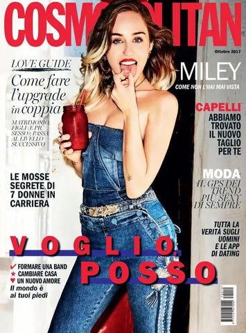 Miley Cyrus Cosmopolitan Magazine October 2017 Brand New Sealed