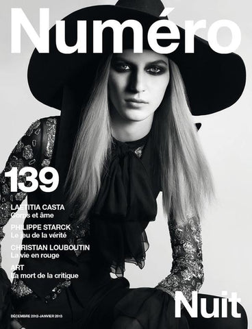 NUMERO Magazine #139 JULIA NOBIS Edita Vilkeviciute SIGRID AGREN Laetitia Casta