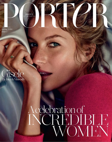Porter Magazine #1 Spring 2014 Gisele Bundchen KARMEN PEDARU Karlie Kloss NEW