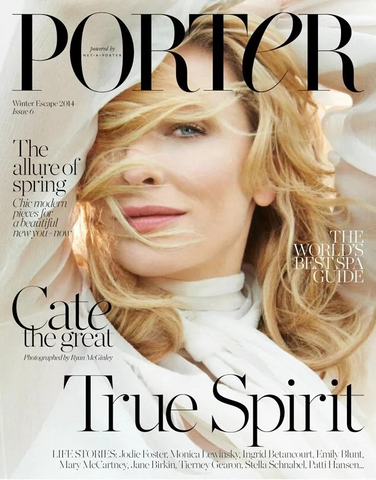 Porter Magazine #5 Winter 2014 Cate Blanchett CHRISTY TURLINGTON Brand New
