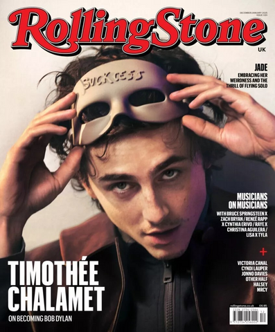 TIMOTHEE CHALAMET Jade HALSEY Rolling STONE Magazine January 2025