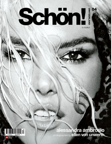 SCHON! Magazine Switzerland 2023 ALESSANDRA AMBROSIO Andreas Muller VON UNWERTH