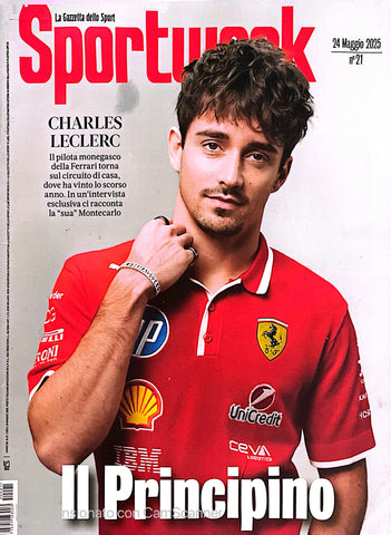 CHARLES LECLERC Sportweek Magazine May 2025 #21