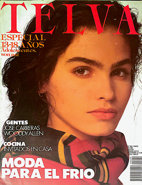 TELVA Magazine January 1990 INES SASTRE Jose Carreras
