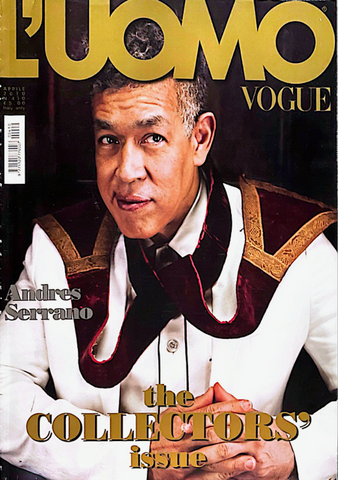 L'UOMO VOGUE Magazine April 2010 ANDRES SERRANO Roman Guttinger PETER COELN