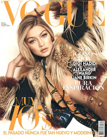 VOGUE Magazine Spain March 2015 GIGI HADID Jane Birkin NADJA BENDER Mariano Ontanon NEW