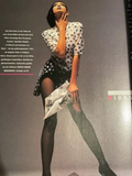LINDA EVANGELISTA Yasmin Le Bon MARTINA GATES Christine Bolster VOGUE Germany Magazine 1985
