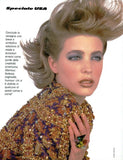 VOGUE Magazine Italia April 1985 RENATA VACKOVA Neith Hunter CECILIA CHANCELLOR