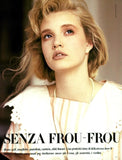 VOGUE Magazine Italia April 1985 RENATA VACKOVA Neith Hunter CECILIA CHANCELLOR