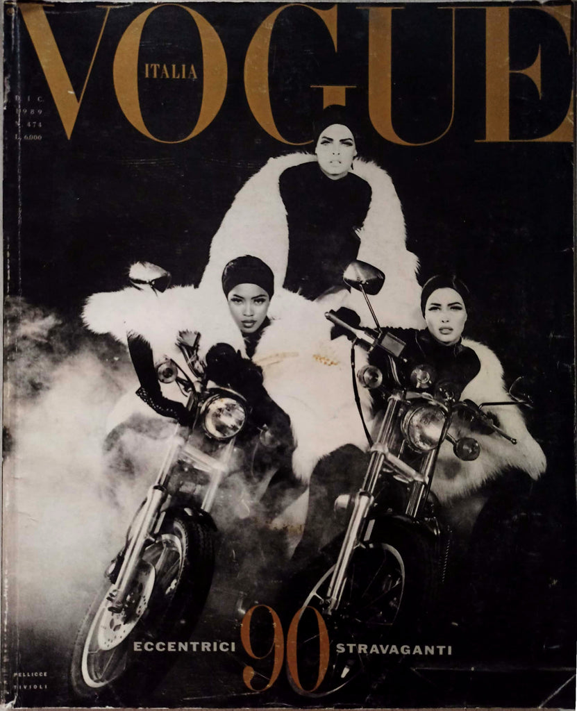 VOGUE Italia Magazine December 1989