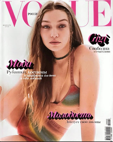 VOGUE Magazine Russia February 2020 GIGI HADID Edwina Preston