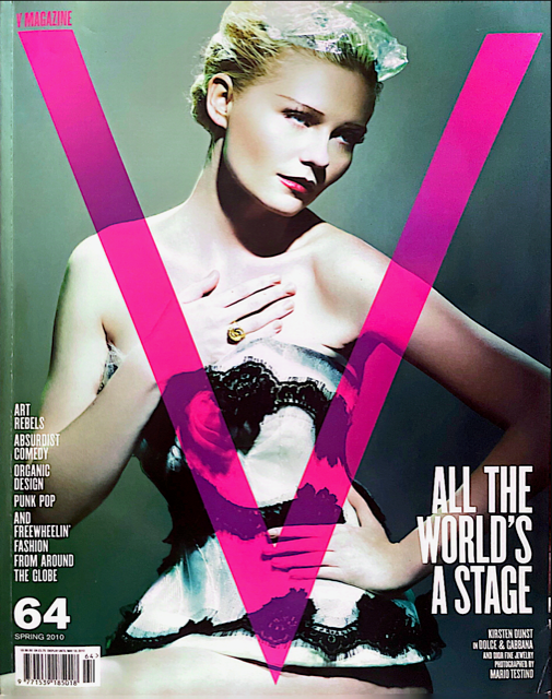 V Magazine #64 Spring 2010 KIRSTEN DUNST Raquel Zimmermann DARIA WERBOWY Carolyn Murphy