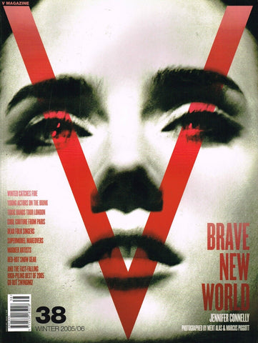 V Magazine #38 Winter 2005 JENNIFER CONNELLY Kate Moss DOUTZEN KROES