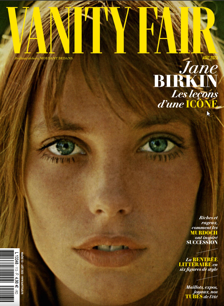 JANE BIRKIN Ever Anderson VANITY FAIR Magazine France August 2023