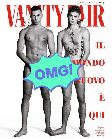 VANITY Fair Magazine Italy Italia  March 2022 MAHMOOD Blanco