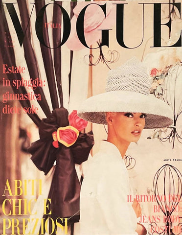 VOGUE Magazine Italia 1991 LINDA EVANGELISTA Stephanie Seymour Yasmeen GHAURI
