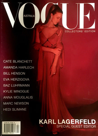VOGUE Magazine Australia December 2003 EVA HERZIGOVA Kylie Minogue ANNA MOUGLALIS