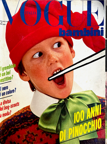 VOGUE Italia BAMBINI Kids Children Enfant Fashion RARE Magazine July 1981 #35 - magazinecult