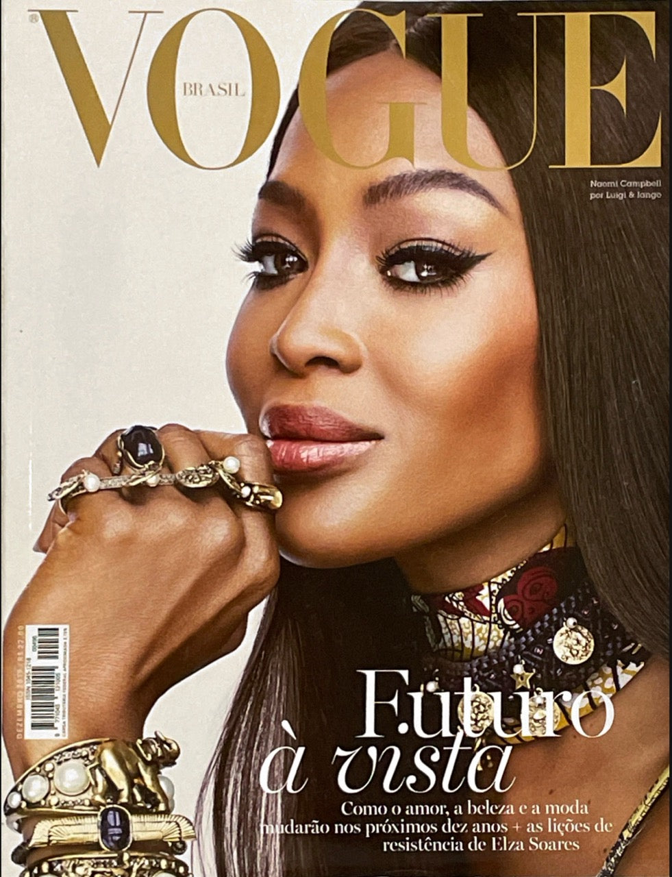 NAOMI CAMPBELL Vogue Magazine Brazil Brasil December 2019 Kelela Mizan