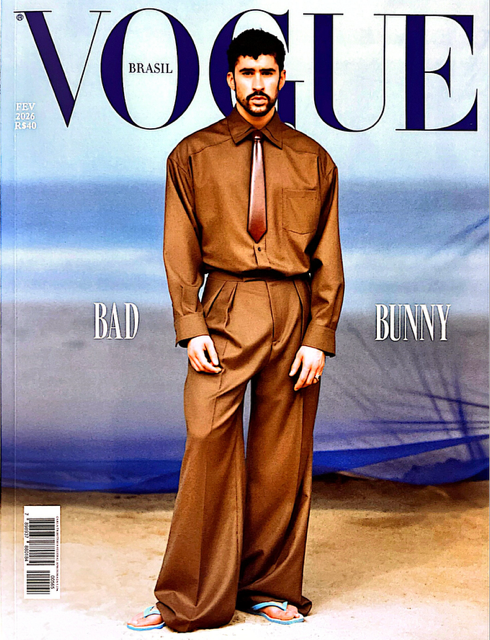 VOGUE Magazine Brazil February 2026 BAD BUNNY Cover 2 BRAND NEW