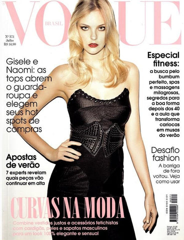 VOGUE Magazine Brazil July 2009 CAROLINE TRENTINI Ana Beatriz Barros ANJA RUBIK