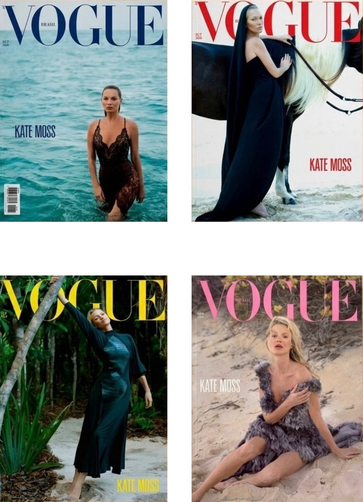 Kate Moss 4 x VOGUE Magazine Brazil September 2026 BRAND NEW All Covers PRE ORDER