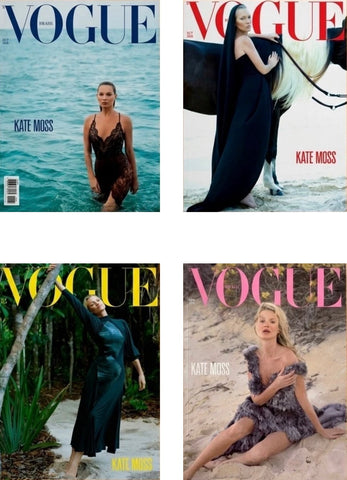 Kate Moss 4 x VOGUE Magazine Brazil September 2026 BRAND NEW All Covers PRE ORDER