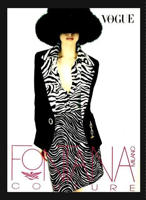 Vogue Magazine Italia 1996 ALDO FALLAI Fontana Couture Milano Supplement