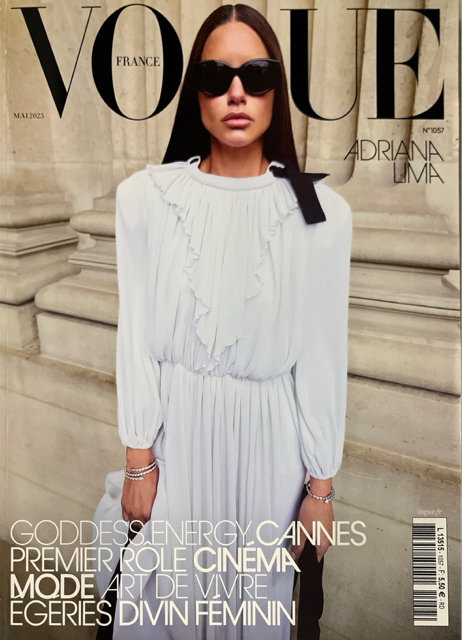 VOGUE Magazine France May 2025 ADRIANA LIMA Romeo Beckham LIU WEN Irina Shayk