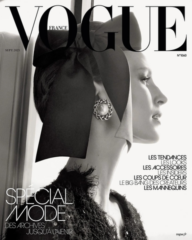 VOGUE Magazine France September 2025 JEANNE CADIEU by Steven Meisel NEW