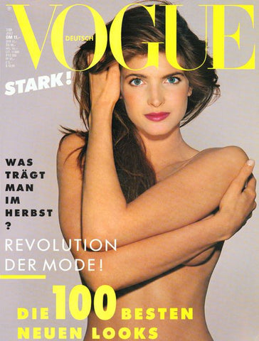 STEPHANIE SEYMOUR Roberta Chirko MONICA BELLUCCI Vogue Magazine Germany July 1988