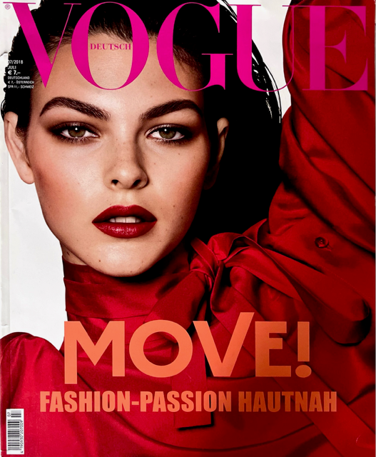 VOGUE Magazine Germany July 2018 VITTORIA CERETTI Milla Jovovich SERGEI POLUNIN - magazinecult