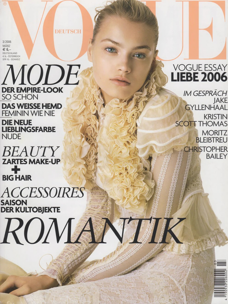 VOGUE Magazine Germany March 2006 ANNA JAGODZINSKA Luca Gadjus SOPHIE VLAMING