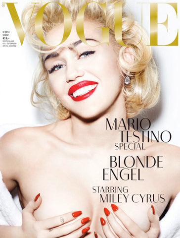 VOGUE Magazine Germany March 2014 MILEY CYRUS Candice Swanepoel ANJA RUBIK Edita