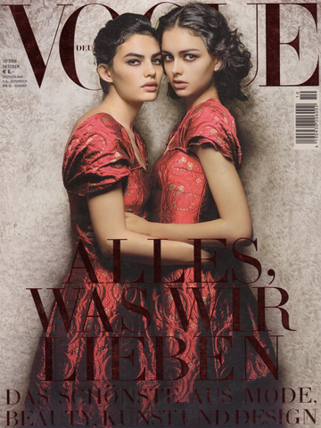 VOGUE Magazine Germany October 2006 ALYSSA MILLER Darla Baker RIANNE TEN HAKEN