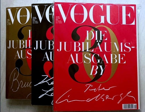 VOGUE Magazine Germany October 2009 30th Anniversary Karl Lagerfeld BRUCE WEBER Peter Lindbergh