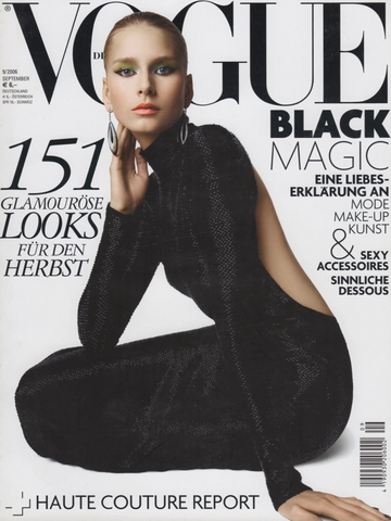 VOGUE Magazine Germany September 2006 HANA SOUKUPOVA Lily Cole HANNELORE KNUTS